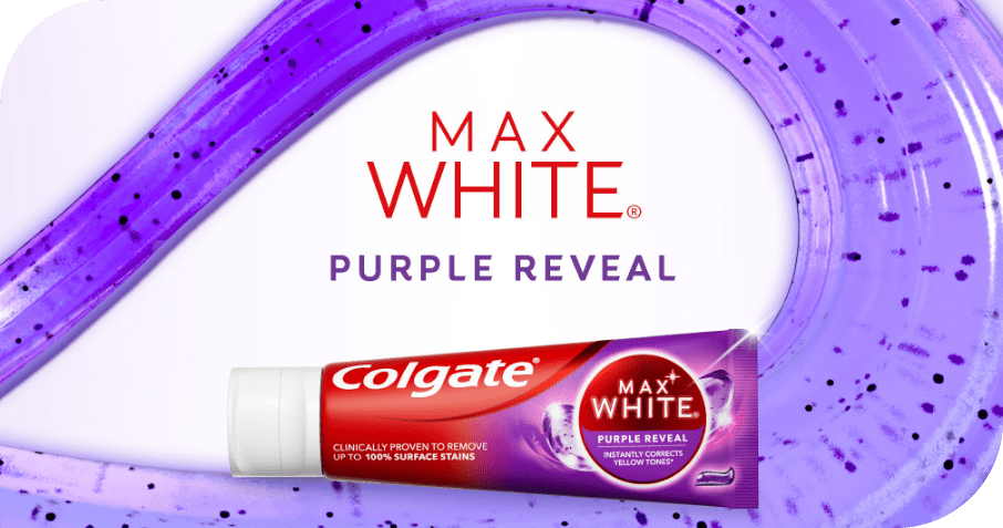Max White Purple Reveal -valkaiseva hammastahna