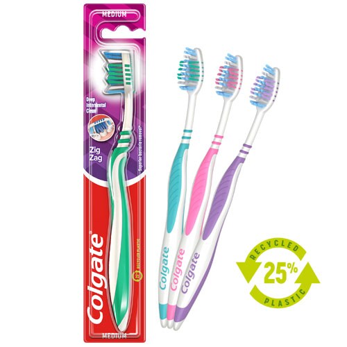 Colgate ZigZag Medium -hammasharja