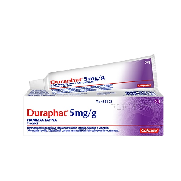 Duraphat® 5 mg/g hammastahna apteekista