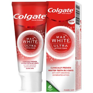 Colgate Max White Ultra Active Foam hammastahna